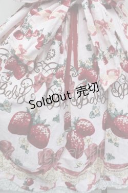 画像3: BABY,THE STARS SHINE BRIGHT / Juicy BABY Love Love Berries柄スカラップジャンパースカート  ピンク S-25-12-17-044-BA-OP-AS-ZS