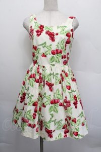 MILK / CHERRY gardenドレス  オフ S-25-12-17-046-ML-OP-AS-ZS