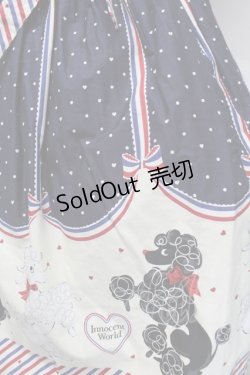 画像2: Innocent World / フレンチプードルシャーリングワンピース M 紺 S-25-12-17-051-IW-OP-AS-ZS