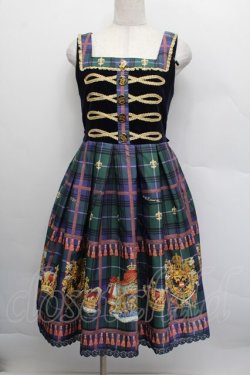 画像1: ALICE and the PIRATES / Royal crown's tea packageジャンパースカートI  グリーン S-25-12-17-052-PA-OP-AS-ZS