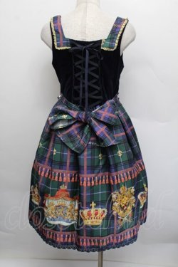 画像2: ALICE and the PIRATES / Royal crown's tea packageジャンパースカートI  グリーン S-25-12-17-052-PA-OP-AS-ZS