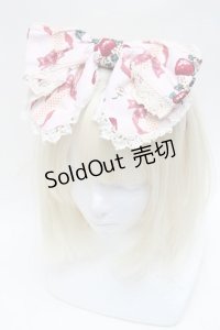 BABY,THE STARS SHINE BRIGHT / Juicy BABY Love Love Berries柄リボンカチューシャ  ピンク S-25-12-17-007-BA-AC-AS-ZS