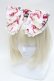画像1: BABY,THE STARS SHINE BRIGHT / Juicy BABY Love Love Berries柄リボンカチューシャ  ピンク S-25-12-17-007-BA-AC-AS-ZS (1)