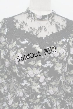 画像3: Kurumi Collaboration / KRハナジゴスリーブワンピース  黒 S-25-12-17-058-LO-OP-AS-ZS