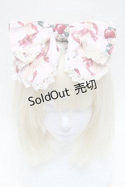 画像2: BABY,THE STARS SHINE BRIGHT / Juicy BABY Love Love Berries柄リボンカチューシャ  ピンク S-25-12-17-007-BA-AC-AS-ZS