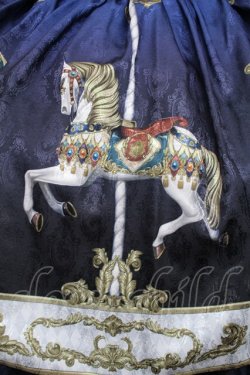 画像4: axes femme kawaii / グランドフィナーレミディスカート  紺 S-25-12-17-061-AX-SK-AS-ZS