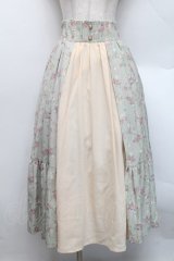 axes femme kawaii / プティフルールスカート  ミント S-25-12-17-062-AX-SK-AS-ZS