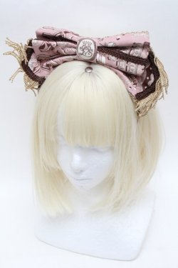 画像1: Angelic Pretty / Musee du Chocolatカチューシャ  ピンク S-25-12-17-008-AP-AC-AS-ZS