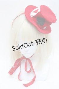 Angelic Pretty / クィーントランプミニハット  赤 S-25-12-17-009-AP-AC-AS-ZS