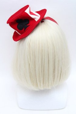 画像4: Angelic Pretty / クィーントランプミニハット  赤 S-25-12-17-009-AP-AC-AS-ZS
