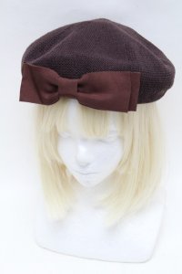 m petit by misako / AMリボンサーモベレー  ブラウン S-25-12-17-010-LO-AC-HR-ZS