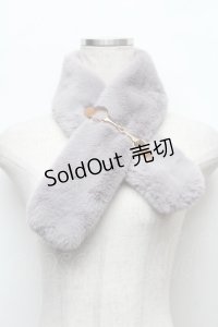 axes femme / ファーティペット  グレー S-25-12-17-011-AX-BL-HR-ZS