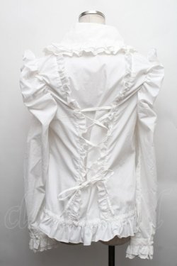 画像2: DimMoire / 絶ロリィタブラウス  白 S-25-12-17-015-GO-OP-HR-ZS
