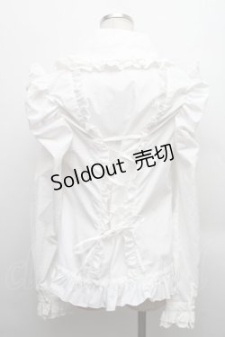 画像2: DimMoire / 絶ロリィタブラウス  白 S-25-12-17-015-GO-OP-HR-ZS