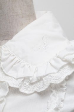 画像3: DimMoire / 絶ロリィタブラウス  白 S-25-12-17-015-GO-OP-HR-ZS