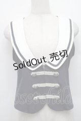 axes femme POETIQUE / セーラーベスト  紺 S-25-12-17-023-AX-TO-AS-ZS