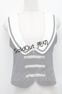 画像1: axes femme POETIQUE / セーラーベスト  紺 S-25-12-17-023-AX-TO-AS-ZS