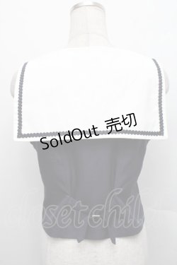 画像2: axes femme POETIQUE / セーラーベスト  紺 S-25-12-17-023-AX-TO-AS-ZS