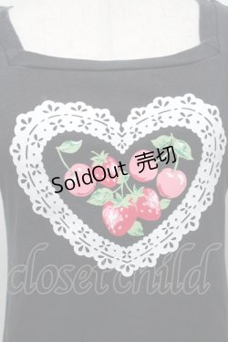 画像3: Emily Temple cute / ベリープリントカットソー  黒 S-25-12-17-024-ET-TO-AS-ZS