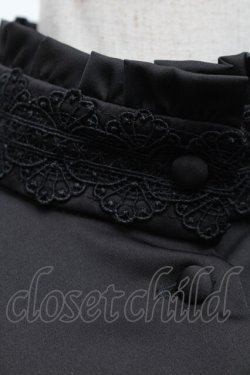 画像5: Sheglit / スタンドカラーリボンジャボブラウス M 黒 S-25-12-17-028-EL-BL-HR-ZS