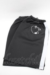 ACDC RAG / 安心ジャージレッグウォーマー  黒ｘ白 S-25-12-17-004-PU-PA-HR-ZS