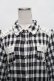画像3: axes femme / チェック柄ロングチュニ  黒ｘ白 S-25-12-18-036-AX-OP-HR-ZS (3)