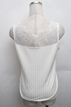 画像2: axes femme / 繊細レースタンク  アイボリー S-25-12-18-004-AX-TO-HR-ZS