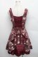 画像2: axes femme / 総バラ柄Backリボンワンピース  ワイン S-25-12-18-042-AX-OP-HR-ZS (2)