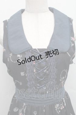 画像3: axes femme / 鍵柄ワンピース  紺 S-25-12-18-046-AX-OP-HR-ZS