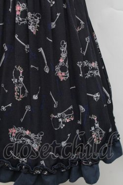 画像4: axes femme / 鍵柄ワンピース  紺 S-25-12-18-046-AX-OP-HR-ZS