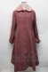 画像1: m petit by misako / AM*リボンコート L 濃桃 S-25-12-18-048-LO-JA-AS-ZS (1)