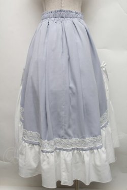 画像2: axes femme kawaii / マリアンヌスカート  サックス S-25-12-18-052-AX-SK-AS-ZS