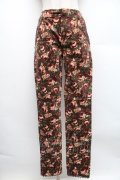 axes femme / コーデュロイ柄パンツ  チャ S-25-12-18-058-AX-PA-HR-ZS