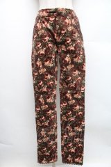 axes femme / コーデュロイ柄パンツ  チャ S-25-12-18-058-AX-PA-HR-ZS