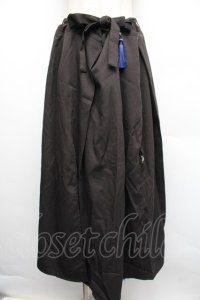 IRO+IRO / 蝶舞う月下の彼岸花 袴風パンツ  黒 S-25-12-18-060-LO-PA-AS-ZS