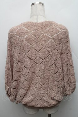 画像2: axes femme / ドルマンニットカーディガン  ピンク S-25-12-18-009-AX-TO-HR-ZS