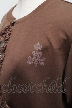 画像3: m petit by misako / MSKバラBフリルボレロ M ブラウン S-25-12-18-013-LO-TO-HR-ZS