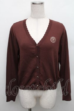 画像1: m petit by misako / UVカットサマーカーディガン M ブラウン S-25-12-18-014-LO-TO-HR-ZS