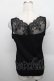 画像2: axes femme / 繊細レースタンク  黒 S-25-12-18-019-AX-TO-HR-ZS (2)