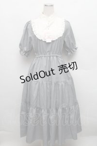 m petit by misako / TT*AMデシンヨークワンピース M ミント S-25-12-18-028-LO-OP-HR-ZS