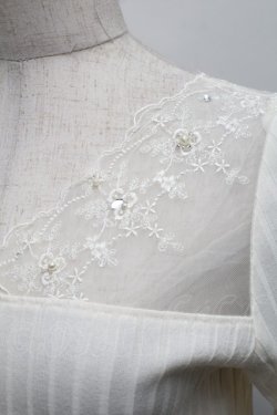 画像3: axes femme / レース切替カットソー  アイボリー S-25-12-18-003-AX-BL-HR-ZS