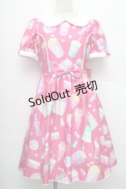 画像1: Angelic Pretty / Fancy Candyワンピース  ピンク S-25-12-20-017-AP-OP-AS-ZS