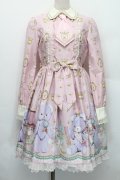 Angelic Pretty / Charlotte's Bearワンピース  ピンク S-25-12-20-020-AP-OP-AS-ZS