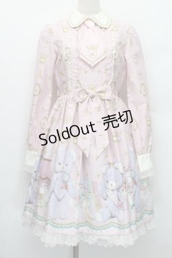 画像1: Angelic Pretty / Charlotte's Bearワンピース  ピンク S-25-12-20-020-AP-OP-AS-ZS