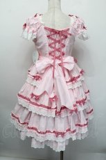 画像2: BABY,THE STARS SHINE BRIGHT / Flancesca Ribbonジャンパースカート  ピンク S-25-12-20-024-BA-JA-HR-ZS (2)