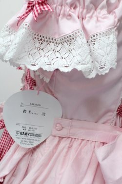 画像4: BABY,THE STARS SHINE BRIGHT / Flancesca Ribbonジャンパースカート  ピンク S-25-12-20-024-BA-JA-HR-ZS