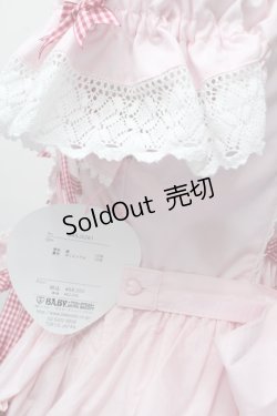 画像4: BABY,THE STARS SHINE BRIGHT / Flancesca Ribbonジャンパースカート  ピンク S-25-12-20-024-BA-JA-HR-ZS