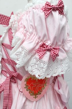 画像5: BABY,THE STARS SHINE BRIGHT / Flancesca Ribbonジャンパースカート  ピンク S-25-12-20-024-BA-JA-HR-ZS