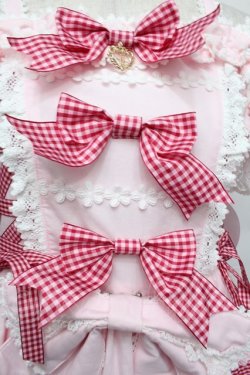 画像6: BABY,THE STARS SHINE BRIGHT / Flancesca Ribbonジャンパースカート  ピンク S-25-12-20-024-BA-JA-HR-ZS