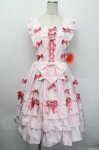 画像1: BABY,THE STARS SHINE BRIGHT / Ribbon ribbon blooms ジャンパースカート  ピンク S-25-12-20-025-BA-OP-AS-ZS (1)